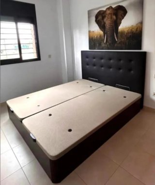 ✅Canapé abatible reforzado canape de madera. Envío
