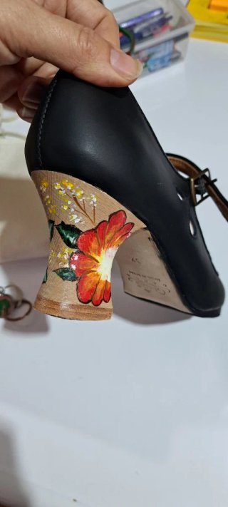 Zapatos Flamenco Gladis Negros