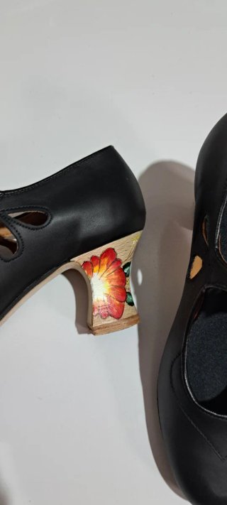 Zapatos Flamenco Gladis Negros