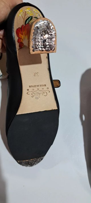 Zapatos Flamenco Gladis Negros