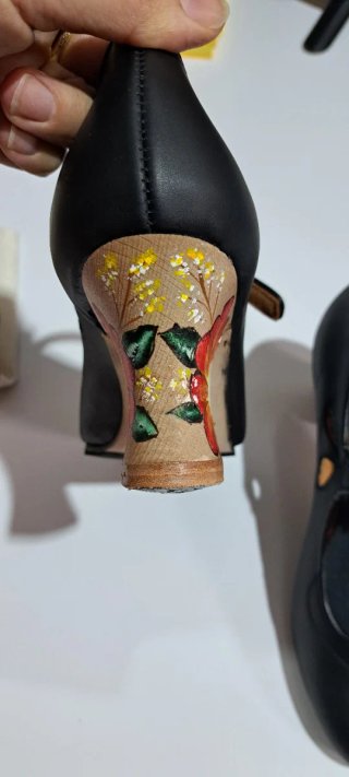 Zapatos Flamenco Gladis Negros