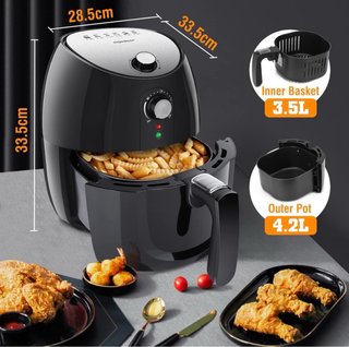 Pack de cocina. Airfryer, plancha, exprimidor