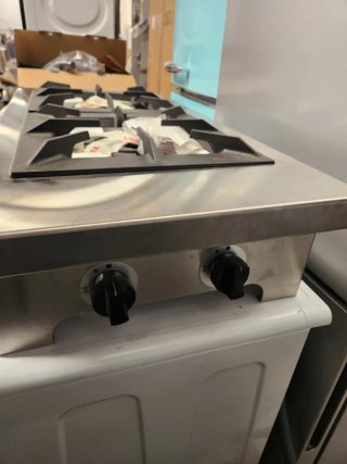 Cocina Gas Profesional 2 Fuegos