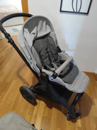 Carro Jane Muum cuco y silla gris