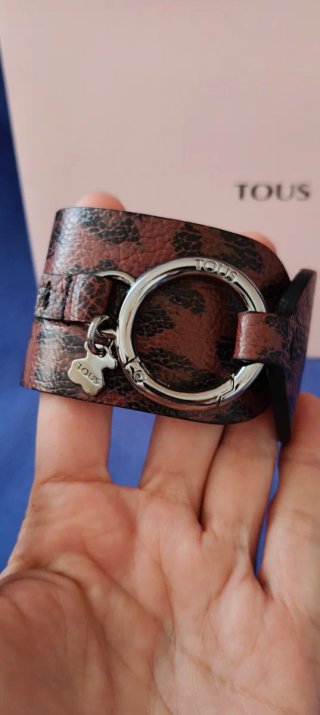 Pulsera Tous Cuero Leopardo
