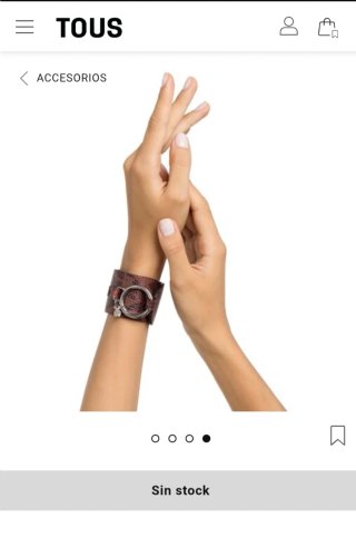 Pulsera Tous Cuero Leopardo