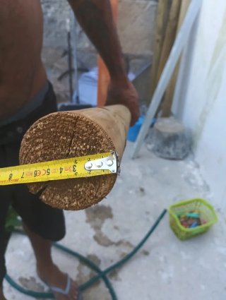 Postes de madera para jardín