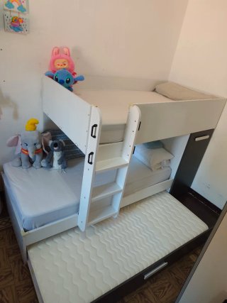 Cama Tren 3 Camas 150x244x112 Dekit
