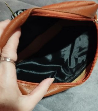 Bolso bandolera acolchado con monedero