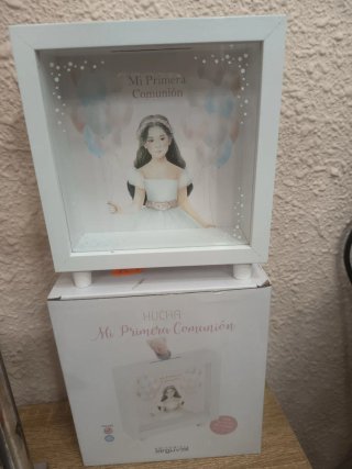 Hucha Primera Comunión Blanca