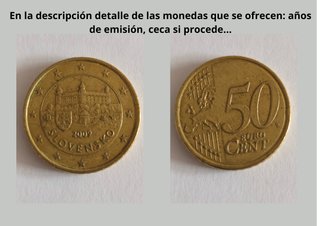 Eslovaquia. Monedas euro regulares. Intercambio