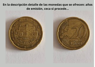 Eslovaquia. Monedas euro regulares. Intercambio