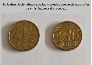 Eslovaquia. Monedas euro regulares. Intercambio