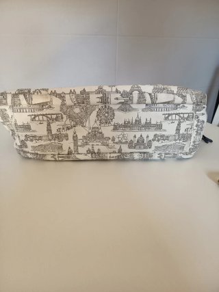 Maletín portátil con estampado de ciudades