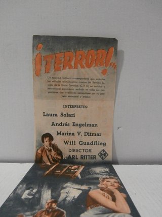 Folleto Carteles -  Cine Antiguo
