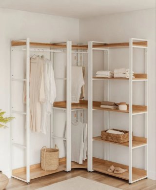 Armario modular SKLUM madera y metal