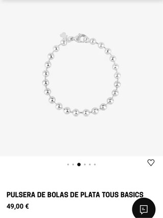 Pulsera Tous Bolas Plata