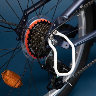 Bicicleta plegable de aluminio 20 pulgadas 7V Tilt 500 azul