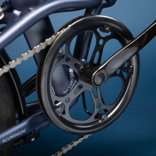 Bicicleta plegable de aluminio 20 pulgadas 7V Tilt 500 azul