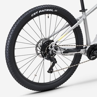 Bici MTB Stilus Off Road Gris Claro Eléctrica Semirrígida