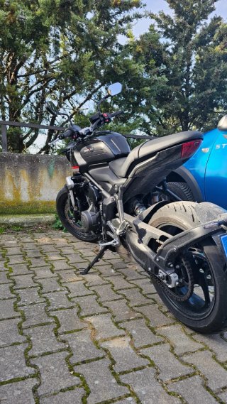 Triumph Trident 660 Negra