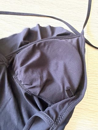 Bañador premamá negro con volantes