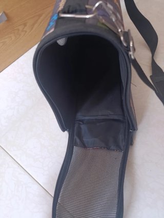 Transportín para gato pequeño con diseño divertido
