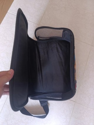 Transportín para gato pequeño con diseño divertido
