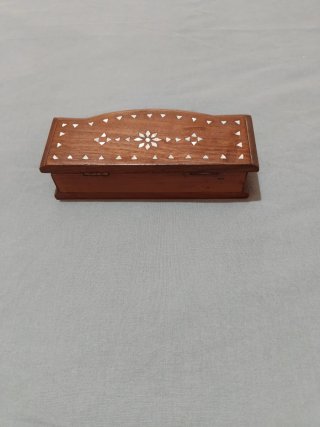 Cajita joyero decorada madera