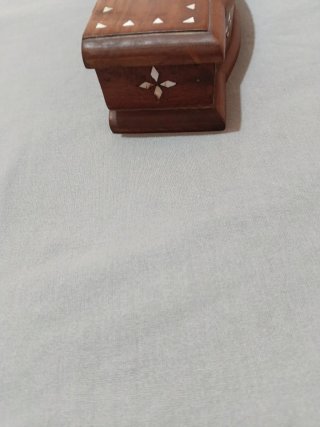 Cajita joyero decorada madera