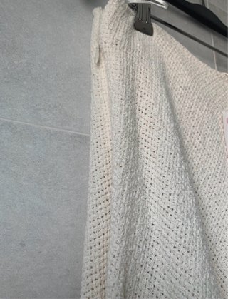 Falda midi Zara beige