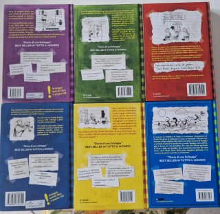 Collezione libri "diario di una schiappa"