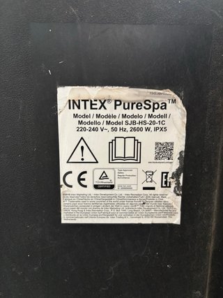 2 Motori Jacuzzi Intex Nero