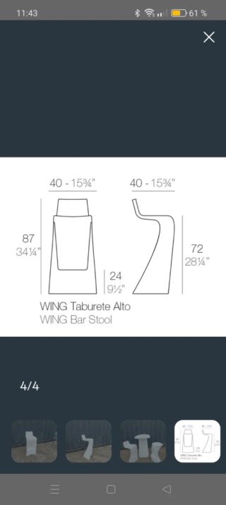 Taburetes altos luminosos exterior