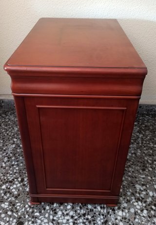 Cómoda TV madera con cajón y puertas