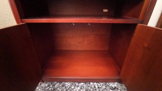 Cómoda TV madera con cajón y puertas