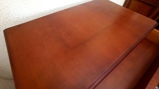 Cómoda TV madera con cajón y puertas