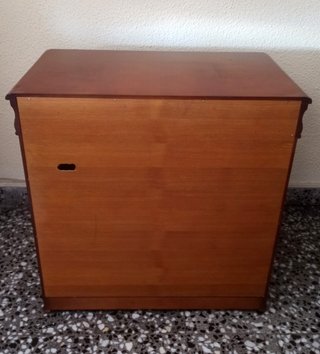 Cómoda TV madera con cajón y puertas
