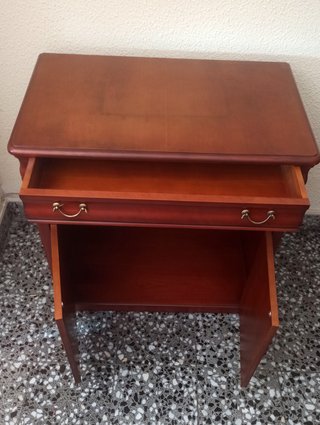 Cómoda TV madera con cajón y puertas