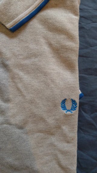 Polo Fred Perry Gris Talla M
