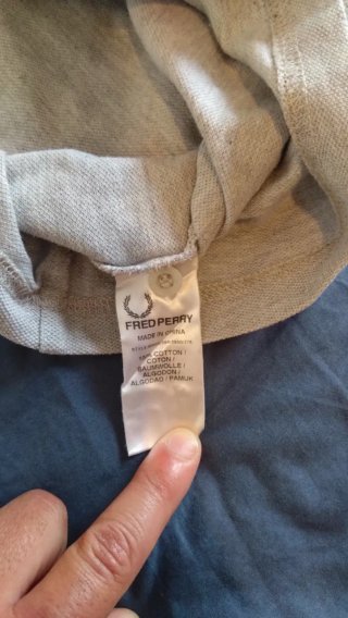 Polo Fred Perry Gris Talla M