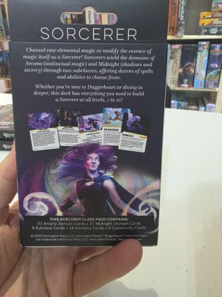 daggerheart sorcerer class pack rpg