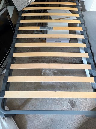 Somier individual madera y metal