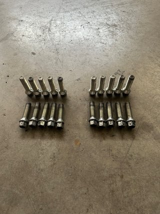 20 Tornillos de llanta 46 mm de rosca M12x1,5