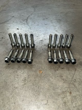 20 Tornillos de llanta 46 mm de rosca M12x1,5