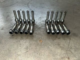 20 Tornillos de llanta 46 mm de rosca M12x1,5