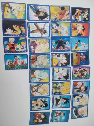 Colección 60 Cartas Dragon Ball Z Serie Azul