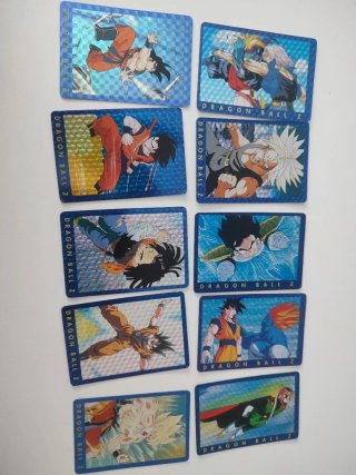 Colección 60 Cartas Dragon Ball Z Serie Azul