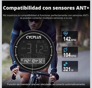 CYCPLUS Ordenador GPS Ciclismo