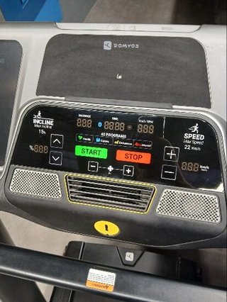 Cinta de correr plegable eléctrica Domyos Intense Run